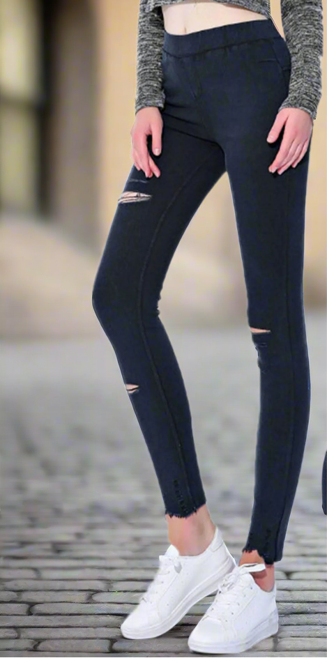 Women’s Super Stretch Ripped Jeans