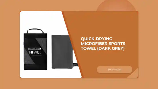 Quick-Drying Microfiber Sports Towel (Dark Grey) by@Outfy